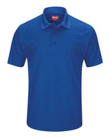 Red Kap Men's Short Sleeve Performance Knit Pocketless Core Polo
