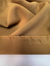 Beige Polyester Viscose Elastane Crepe