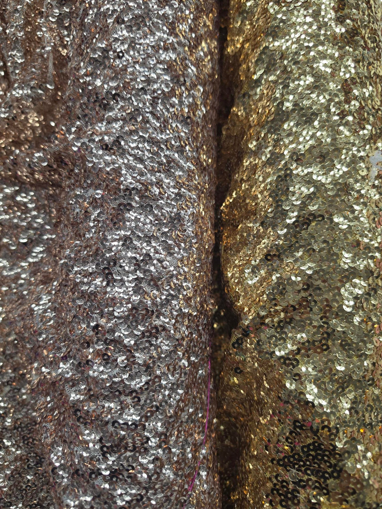 Gatsby Sequins Polyester Fabric - 6Mm Flat Sewn Sequins On Mesh, 52" Width, Multiple Colors (1 Yard)