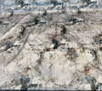 Untamed Chic Canyon Polyester Fabric - Silver Metallic Abstract, 54" Width (1 Yard)