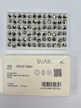 Silver Sewing Notions With Crystals