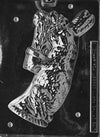 3D Bunny with Flowers Chocolate Mold - Side A - LPE207A