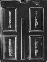 Happy Passover Card Chocolate Mold - LPBC010