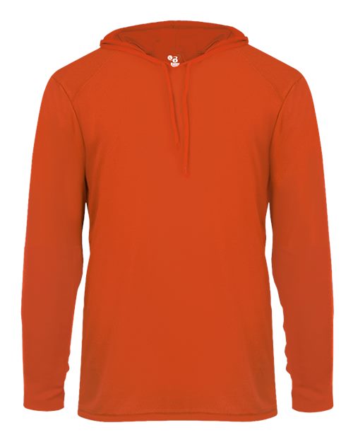 Badger Unisex B-Core Hooded Long Sleeve T-Shirt
