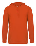 Badger Unisex B-Core Hooded Long Sleeve T-Shirt
