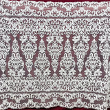 Beaded Corded Lace Fabric 51" Wide