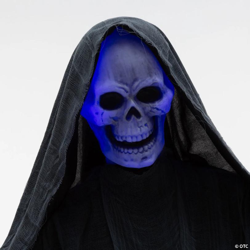 69" Animated Rising Ghost Reaper Halloween Decoration