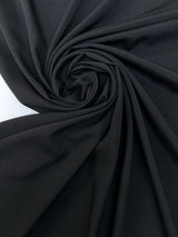 Black Stretch Crepe Fabric