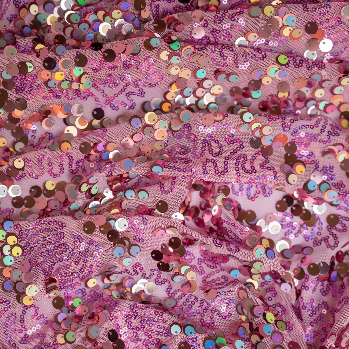 Stretch Mesh Sequin Fabric