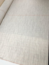 Linen Gray Beige Melange Striped