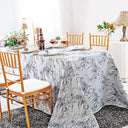 Mirage Jacquard Polyester Rectangular Tablecloth Seamless