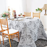 Mirage Jacquard Polyester Rectangular Tablecloth Seamless