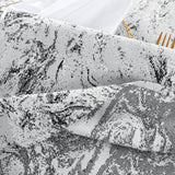 Rectangular Mirage Jacquard Polyester Tablecloth 90x156 White/Black