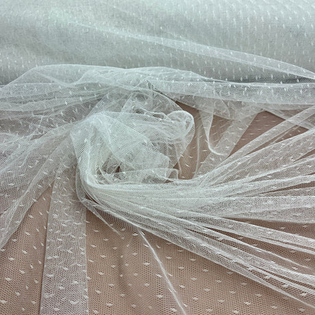 Dots Point Net Mesh Fabric