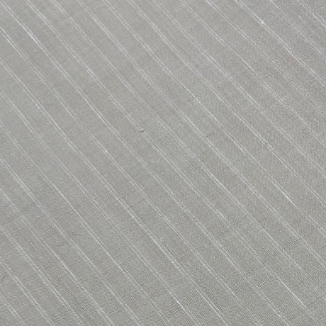 Pure Linen Yarn-Dyed Stripe Fabric Natural Ivory