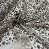 Beaded Sequined Lace Fabric