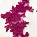 3D Floral Lace Applique Mesh