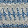 Beaded And Sequined 3D Floral Sparkling Lace Fabric - 100 Percent Polyester Net Mesh, Floral Embroidered, 52" Width (1 Yard)