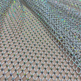 Diamond Fishnet 4-Way Stretch Fabric
