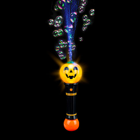 Jack O Lantern Light-Up Bubble Blower