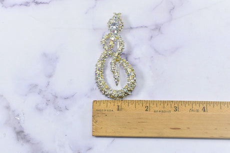 Rhinestone Snake Buckle Connector