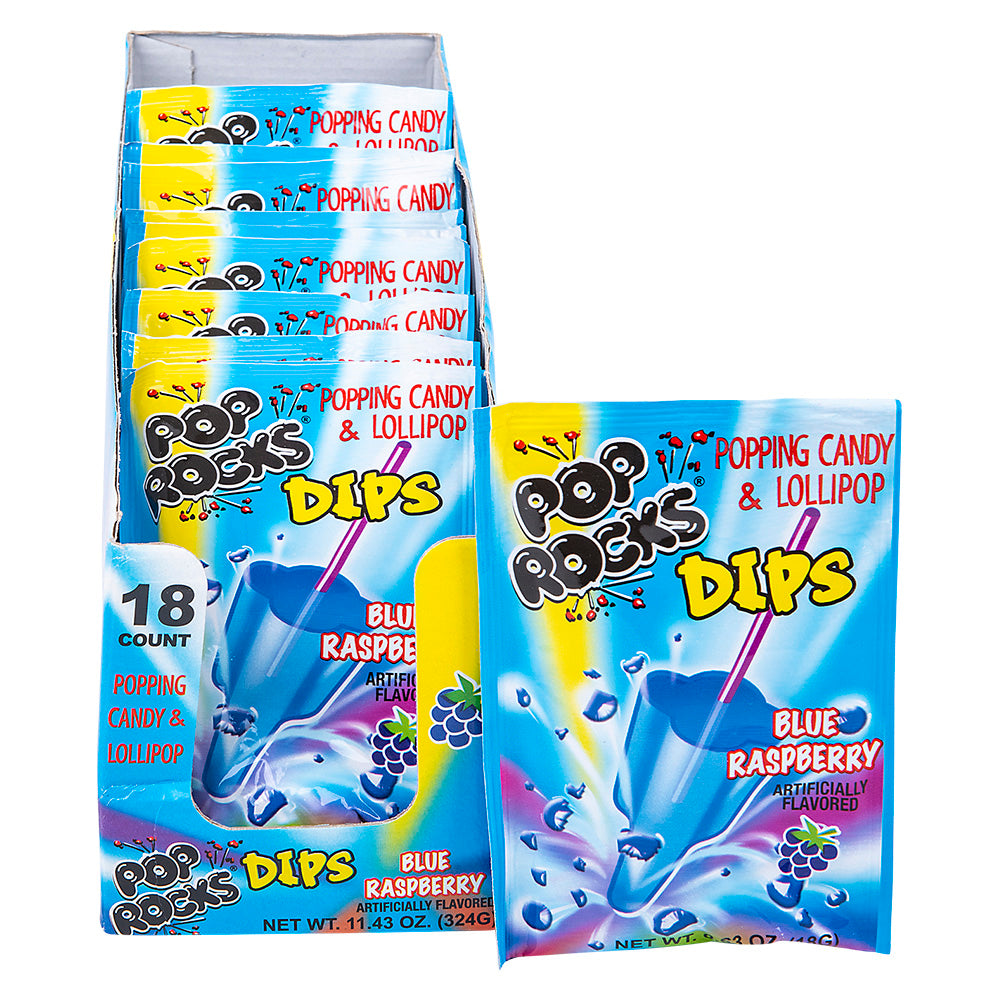 Pop Rocks Dips Blue Raspberry (1 Box)
