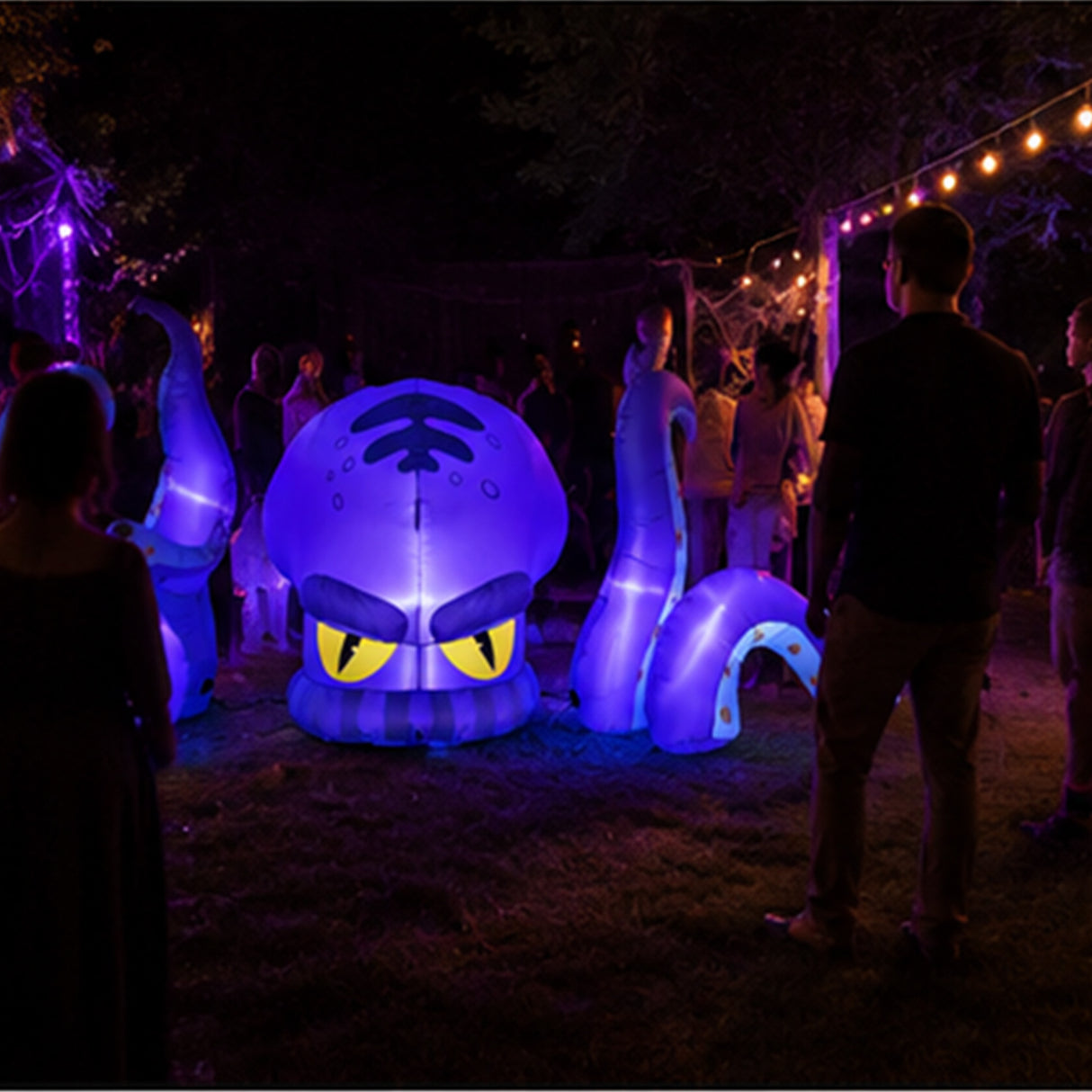 12FT Giant Octopus Halloween Inflatable Yard Decor