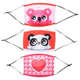 Valentine's Face Mask Child Size (12 Pc)