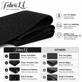 Glitter Felt Fabric 60 Inch Wide Sparkle Finish