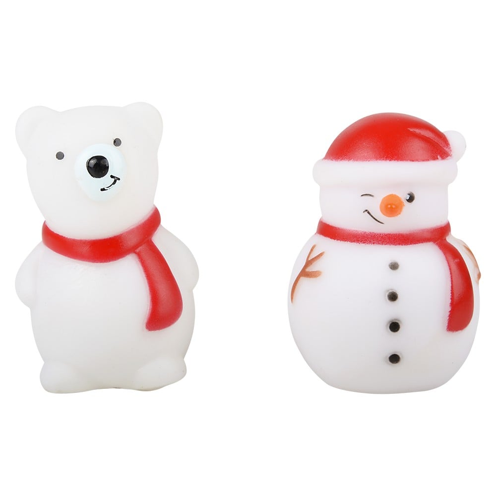 Christmas Character Assortment 2" Mini Rubber Figures