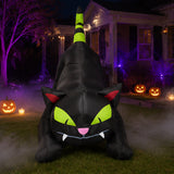 6FT Black Cat Halloween Inflatable Yard Decoration