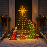 66" LED Lighted Nativity Scene Christmas Decoration