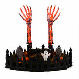 1 Pair Orange LED Ghost Hands Halloween Decoration