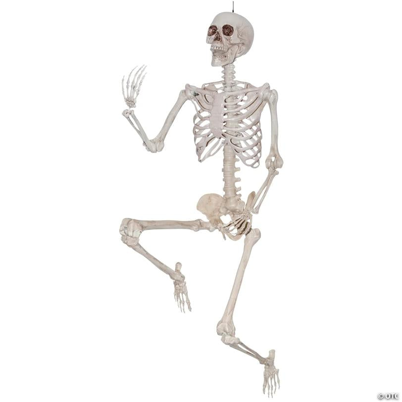 6 Ft. 6" Skeleton Titan Plastic Poseable Halloween Decoration
