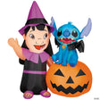 6 Ft. Airblown® Inflatable Lilo & Stitch™ Lilo & Stitch with Jack-O'-Lantern Halloween Outdoor Yard Decoration