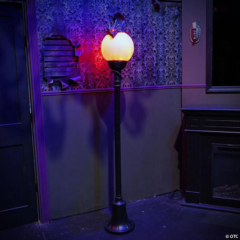 6 Ft. Light-Up Flaming Dragon Lamp Post™ with Sound Halloween Decoration