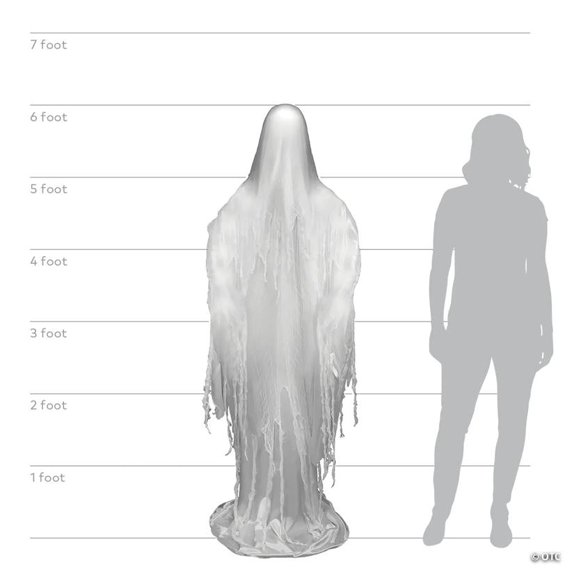 6 Ft. Rising Ghost Animated Prop Halloween Decoration