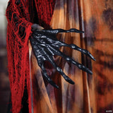 6 Ft. Standing Animated Black & Red Dragon Man Halloween Decoration
