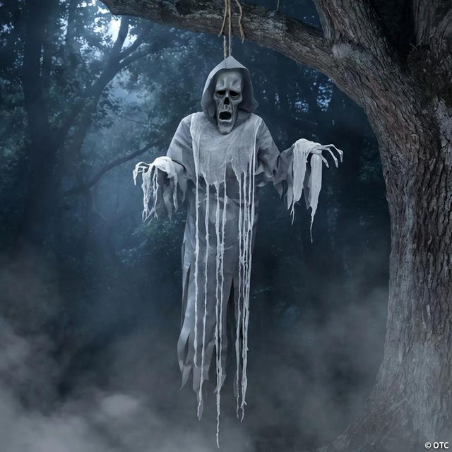 6' Hanging Animated Phantom Halloween Decoration