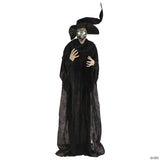 6' Light-Up Standing Witch Halloween Decoration