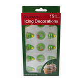 Christmas Edible Cake Decorations Candy Cupcake Topper