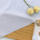 0.5m/1m/2m Pure Cotton Plaid Fabric For Tablecloths, Shirt, Women's Dresses,Home Decoration Dolls Handmade DIY Fabric