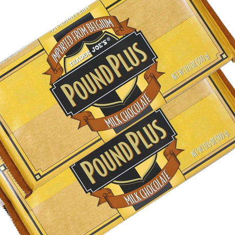 Milk Chocolate Bar Pound Plus 17.6 Oz Creamy Belgian Chocolate