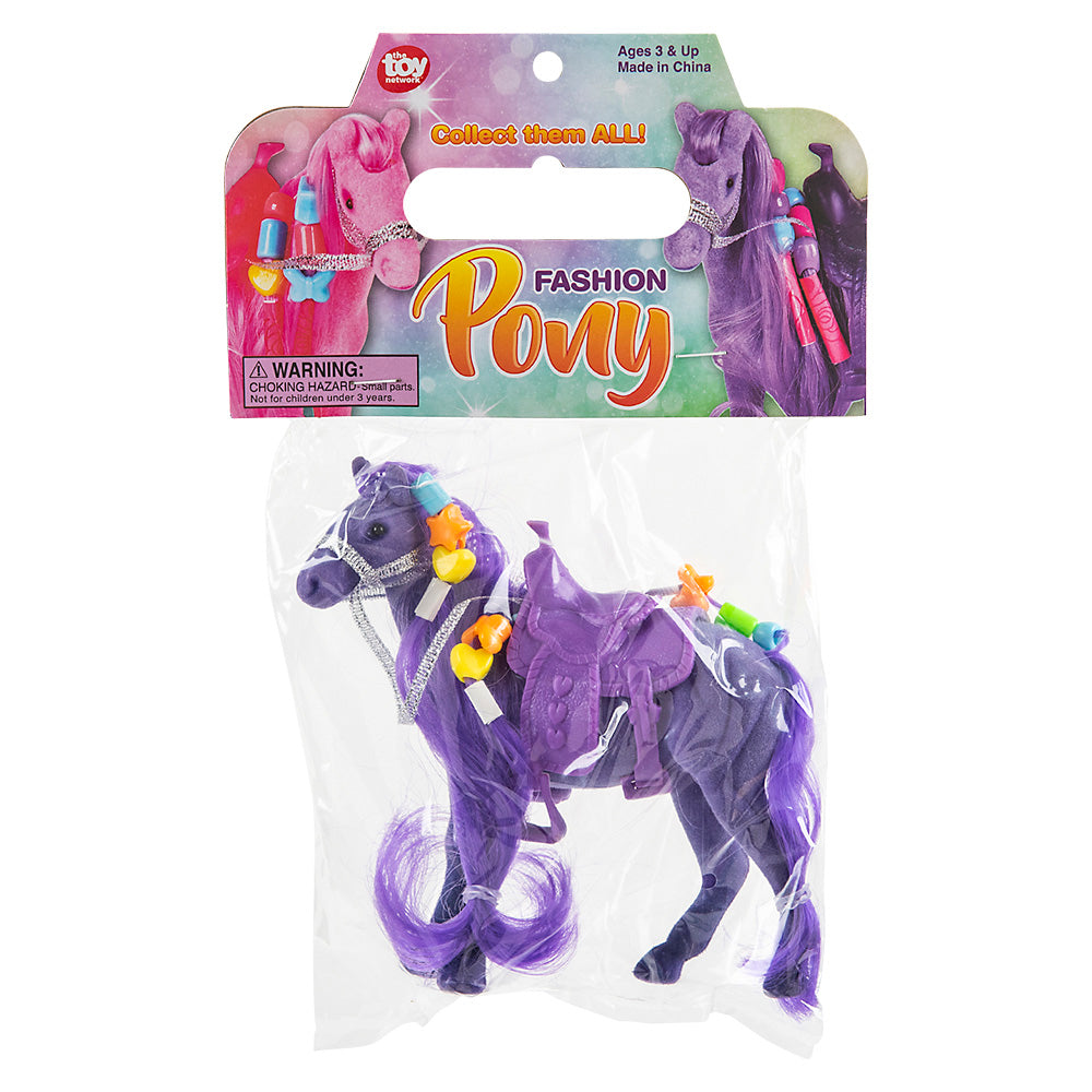 Flocked Pony Assorted (1 DZ)