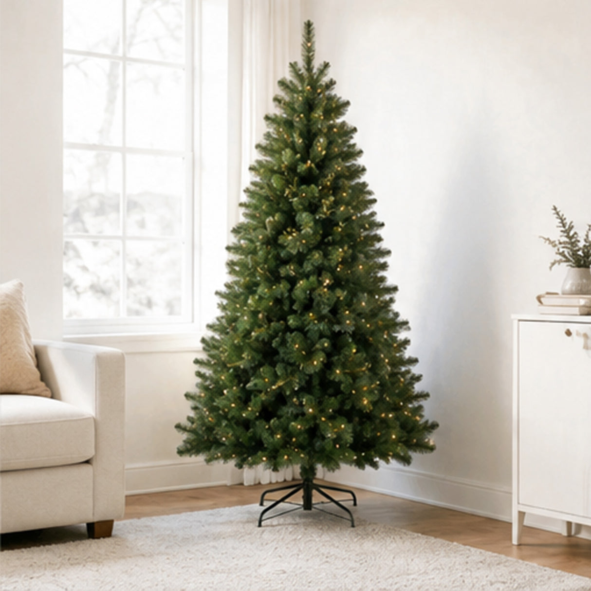 6FT PVC Christmas Tree Artificial Holiday Home Decor