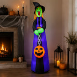15.5FT Giant Halloween Witch Inflatable Yard Decor