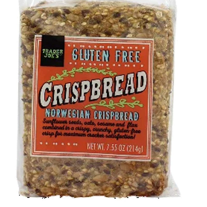 Trader Joe's Gluten Free Norwegian Crispbread Crunchy Snack 7.55 oz