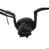 6 ft Gemmy/Sunstar Industries Black Furry Spider Halloween Decoration