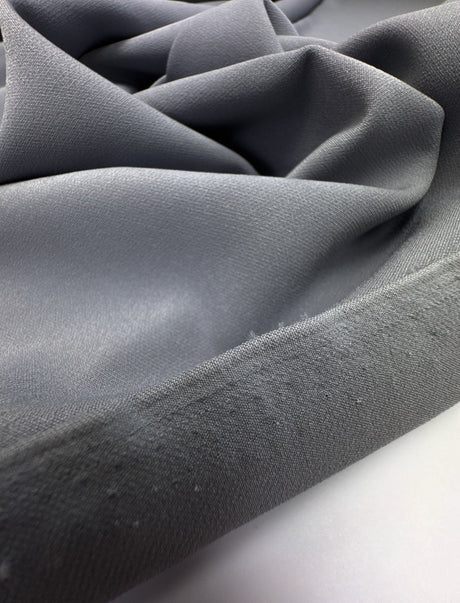 Polyester Elastane Double Weave Gray