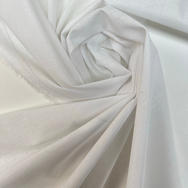 Cotton Interlining White Plain Weave